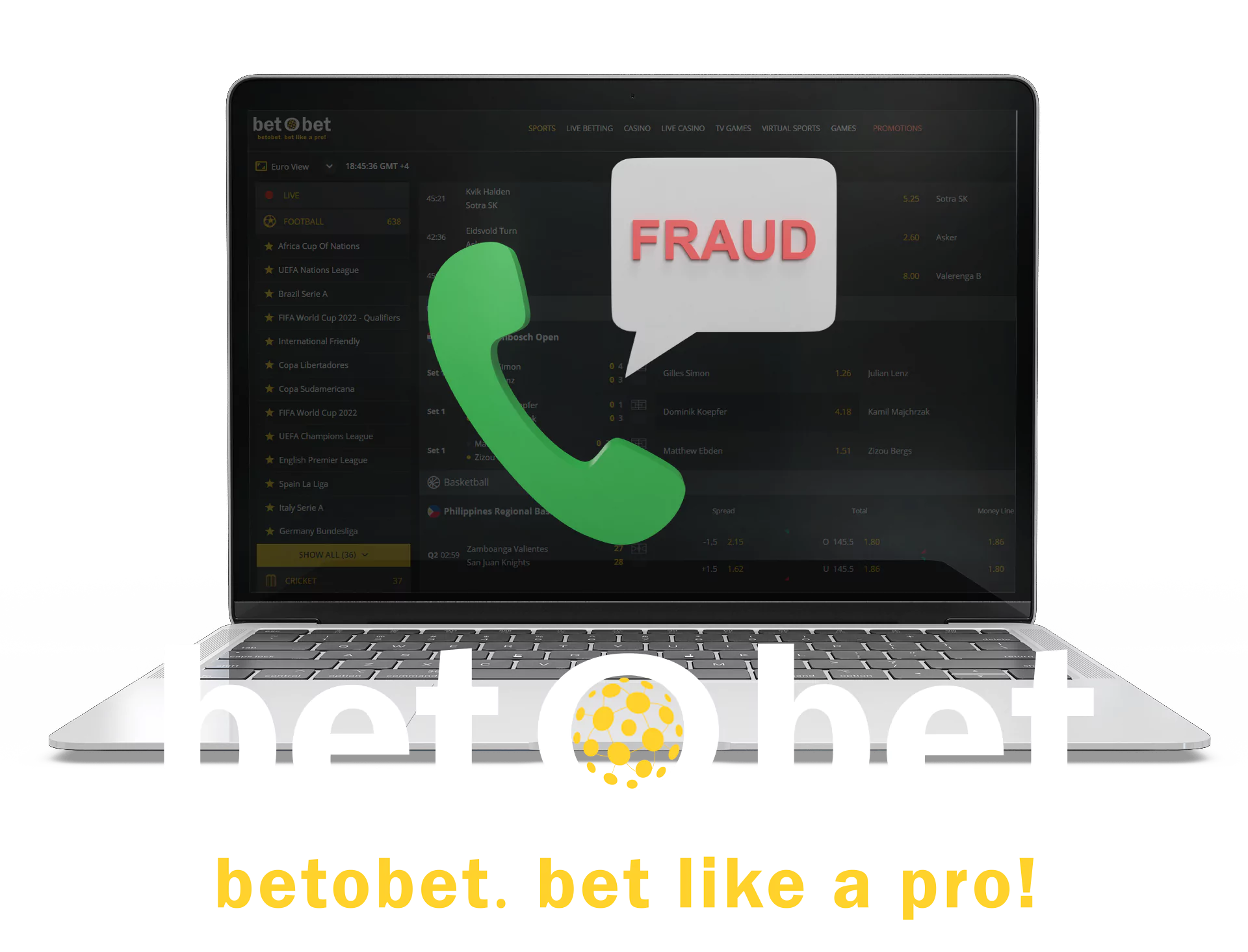 Bet O Bet fights the fraud and protects your winnings.