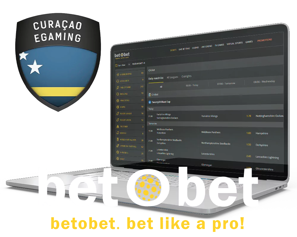 Bet O Bet is regulated and licensed by the Curacao Gambling commission.