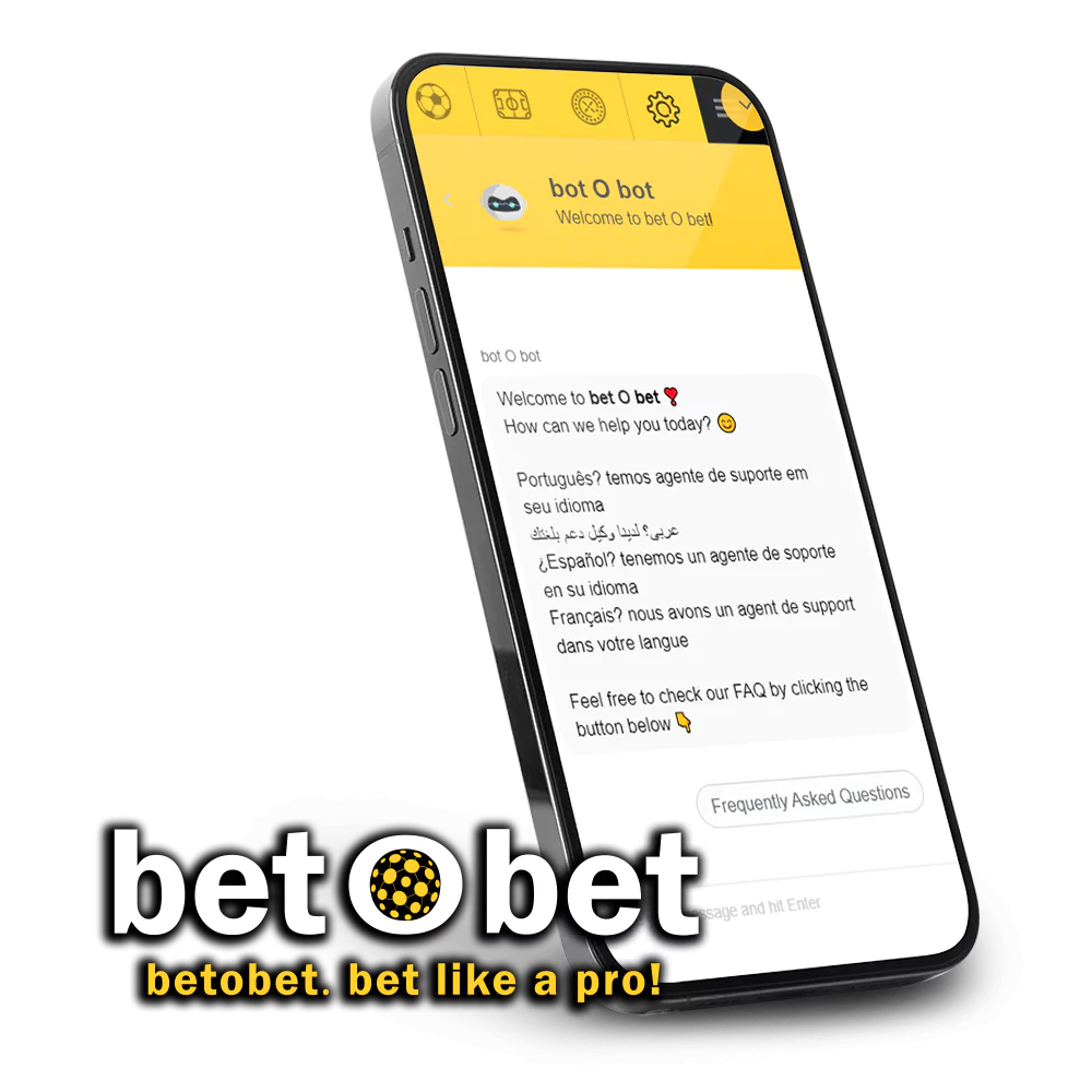 Bet O Bet support team can help you solve all of your problems.